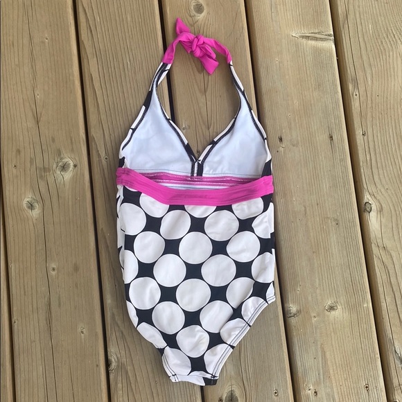 Speedo Black and White One Piece Swimwear - Picture 3 of 3